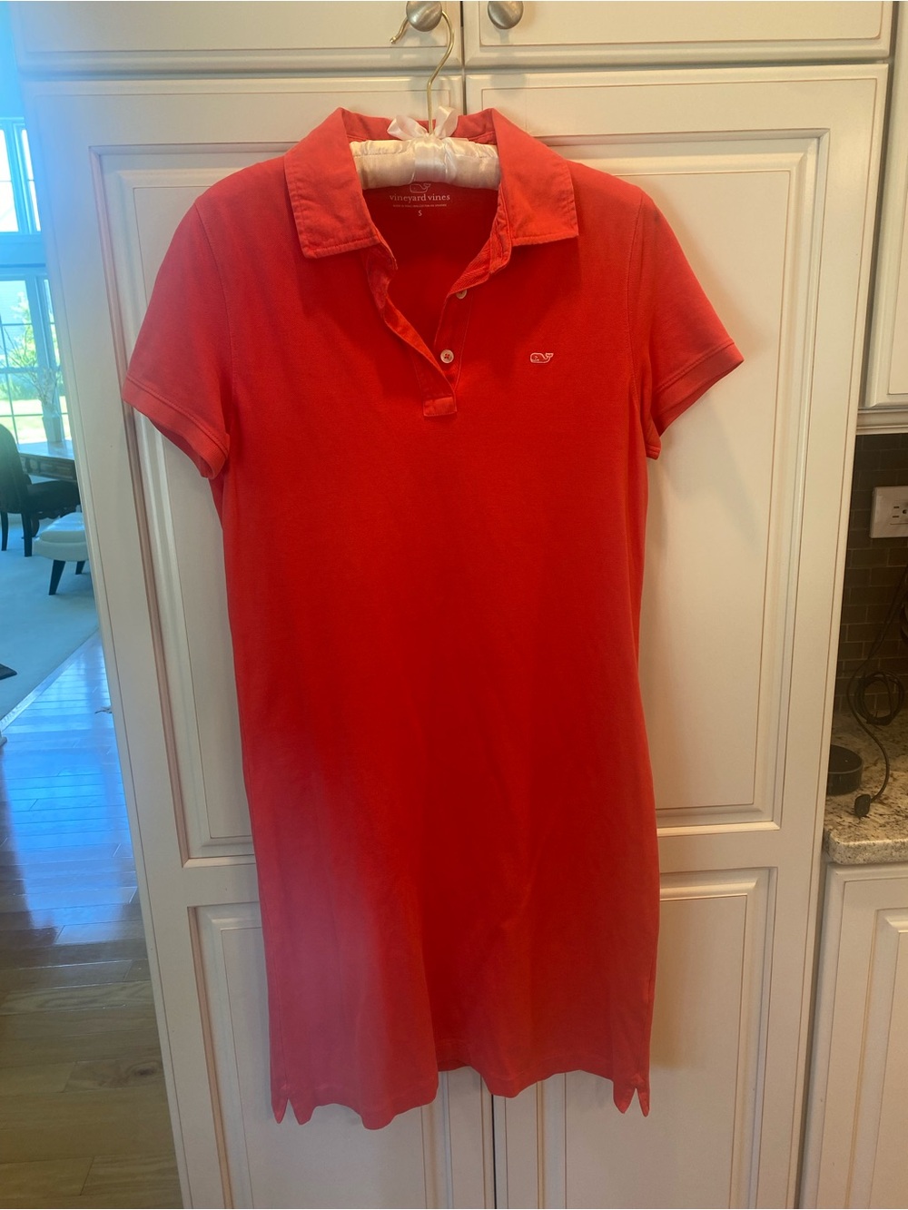 Vineyard Vines Coral-Red Polo Shirt